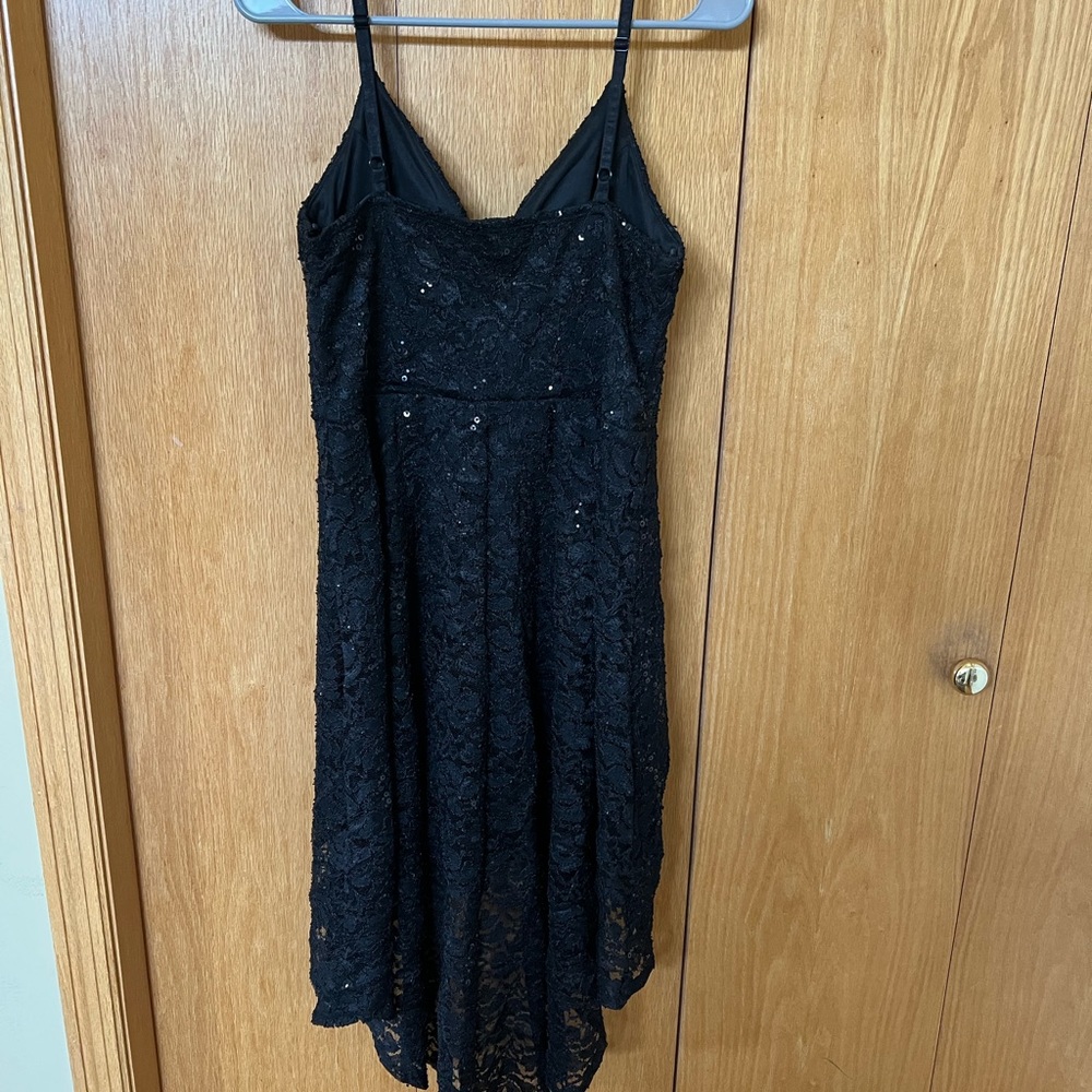 Lily Rose Hi Low Dress with Sequence, Size L